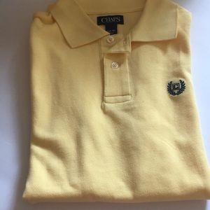Yellow polo shirt
